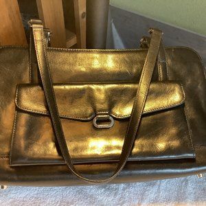Monsac Black Leather Purse